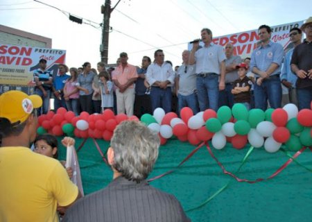 Edson e Eugênio lançaram campanha em Aral Moreira