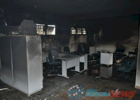 Após incêndio, agência do Detran de Aral Moreira ficará fechada por dois meses