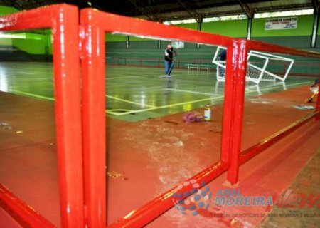 Ginásio de Esportes recebe melhorias para Copa Morena 