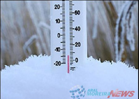 Aral Moreira registrou 3ºC nesta madrugada