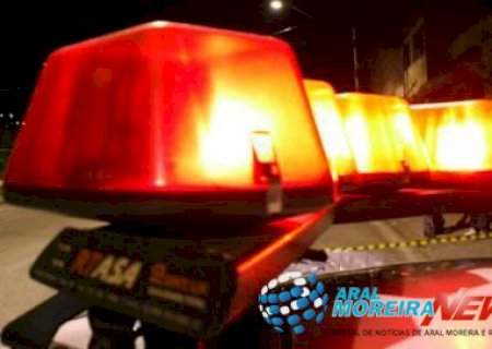 Jovem bate em veículo, ameaça condutor e é preso com pistola 9mm em Aral Moreira