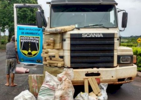 Droga que teria saído de Aral Moreira é apreendida pela PRE