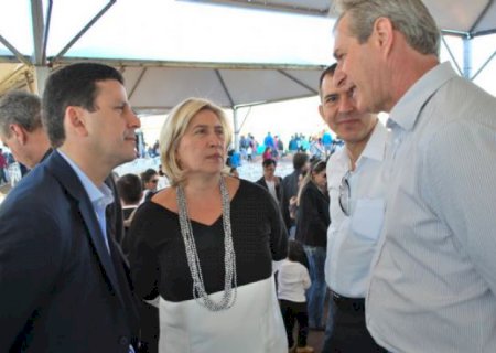 Edson de David acompanhou visita do governador e ministro das cidades em Ponta Porã