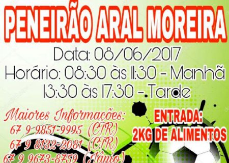 CTR e Departamento de esportes realizam ‘peneirão’ nesta quinta em Aral Moreira