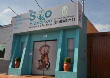 São Francisco Veterinária e Pet Shop realiza ação neste sábado, dia 7