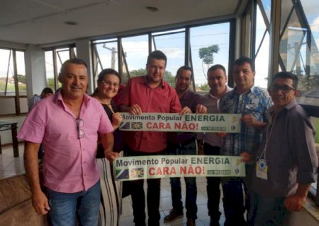 Vereadores de Aral Moreira participam de audiência sobre cobrança da energia em Campo Grande