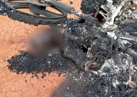 Homem é encontrado carbonizado e com marcas de tiros no corpo