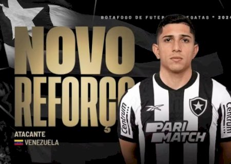 Atacante Jefferson Savarino chega para reforçar o Botafogo na temporada