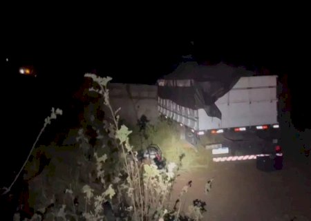Identificado caminhoneiro morto em acidente na BR-163 em MS